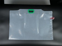 Sacs en plastique transparents portables pour l'expédition de poissons vivants, recyclables, pour la vente en gros