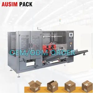 Caja de cartón automática de alta calidad, producto en oferta, máquina formadora de embalaje de sellado de cartón, lector de cajas de cartón