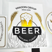 Autocollants personnalisés avec logo en feuille d'or, impression de haute qualité, découpe sur mesure, prix d'usine, pour entreprises