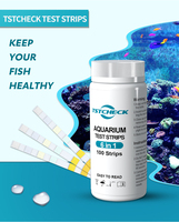 Offre Spéciale : Accessoires pour Aquarium et Bassin, Kit de Test d'Eau, Bandelettes de Qualité pour Aquarium