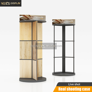 Đa chức năng thân thiện với môi sàn kim loại hiển thị xoay kệ cho sàn gỗ Mẫu 360 độ xem dễ dàng truy cập - Product Image 3