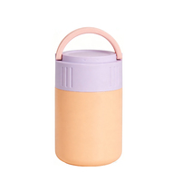 Termo de Acero Inoxidable de Doble Pared con Aislamiento al Vacío, Diseño Animal Print, 350ml/12oz, para Niños, Lonchera Escolar con Cuchara