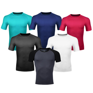 Custom <b>Men's</b> Compression Shirt Quick Dry <b>Base</b> <b>Layer</b> Gym Wear Sports Workout Fitness Muscle Fit T Shirt for <b>Men</b> - Product Image 2