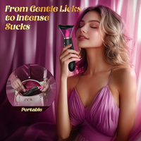 Vibrateur pour couples avec 10 modes de vibration, tasse amovible, stimulation du point G, du sein et des mamelons
