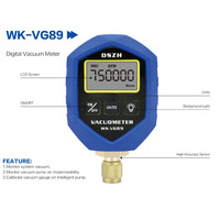 Aspirateur WK-VG89 Réfrigération Compteur de vide numérique LCD lumineux Capteur de haute précision Système de surveillance Calibrer la pompe Vac Buzzer
