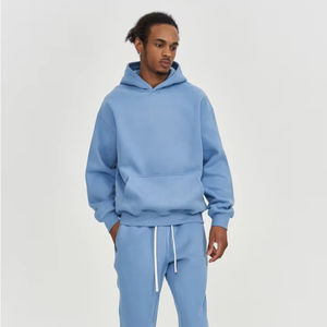 Sweat à capuche ample et respirant de luxe, en coton 100 %, double couche, 500 g/m², imprimé personnalisé, logo personnalisé, fabrication Boxy Fit - Product Image 5