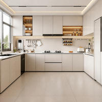 Ensemble de meubles de cuisine suspendus modernes haut de gamme en placage de bois, mélaminé MDF, sur mesure, de luxe, complet, RTA, intelligent et compact