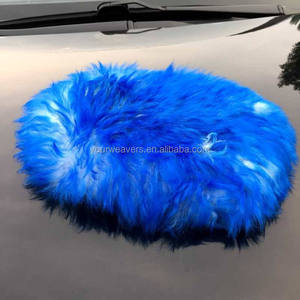 Hot bán tự động sản phẩm chăm sóc trắng màu xanh một bên len <span class=keywords><strong>Mitt</strong></span> xe làm sạch sự mềm mại da cừu rửa <span class=keywords><strong>MITT</strong></span> - Product Image 4