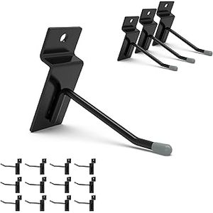 소매점 유틸리티 슬롯 후크 그리드 슬랫 선반 판금 벽걸이 금속 디스플레이 후크 - Product Image 2