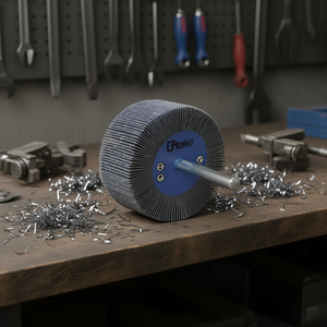 Ttake Abrasive Cloth Flap <b>Wheel</b> 60x30 Mm 6 Mm Shaft 120 Grit For Metal <b>Grinding</b> - Product Image 3