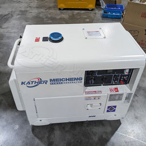 Máy phát điện diesel chạy êm 5kw 8kw 10kva 12kva 15kva 18kva 20kva 25kva 50hz/60hz, máy phát điện di động chạy dầu diesel cho gia đình - Product Image 2
