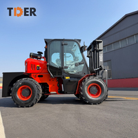 TDER Chariot élévateur tout-terrain diesel 3,5 tonnes 3500 kg 4x4