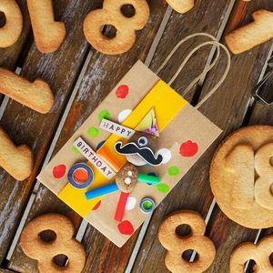 Sac en papier kraft personnalisé avec logo imprimé, emballage cadeau recyclable, sac de shopping de luxe multi-usages, sacs en kraft durables - Product Image 3