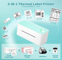Imprimante d'étiquettes d'expédition sans fil Phomemo PM 241/245/249 BT, imprimante thermique, impression thermique en stock, max 108 mm, 150 mm/s