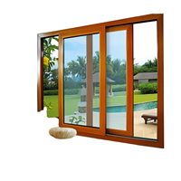 Ventanas Plegables Horizontales de Diseño Moderno con Marco de Aleación de Aluminio Comercial para Entrada y Lavandería, con Control de Insectos Europeo