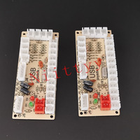 Zéro retard Arcade USB Encodeur Joystick Panneau de commande pour MAME Gaming Espagnol Japonais Support Circuit imprimé en matière plastique
