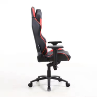Chaise de bureau et de gaming JR RACING de haute qualité, design ergonomique à 180 degrés, style moderne, base à cinq étoiles, cadre en fer, réglable en hauteur
