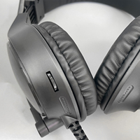 Penjualan Panas Desain Keren Headset Berkabel Headphone Gaming Headset Gamer H-168 Single Directivity untuk Call Center