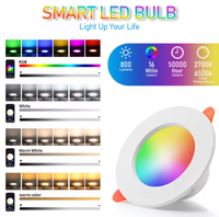 Led commercial encastré 12w downlight Rondelle murale d'urgence spot d'éblouissement led downlight au meilleur prix