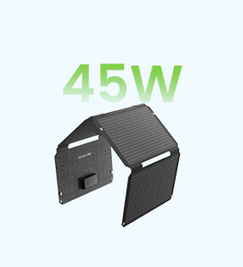 Chargeur <span class=keywords><strong>solaire</strong></span> pliable avec double port USB-C/USB-A (5W) pour le camping, la randonnée et la randonnée pédestre - Téléphones et batterie externe - Product Image 1