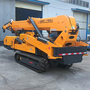 Yeni Tasarım 5 Bölümlü Vinç Kolu Paletli Örümcek Vinç Dar Alan Hidrolik Dizel 19m Kaldırma Yüksek Verimli - Product Image 1