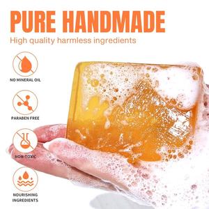 <span class=keywords><strong>Savon</strong></span> artisanal naturel au kaki pour le contrôle des odeurs corporelles, barre nettoyante déodorante à l'ambre pour le visage et le corps, marque privée OEM - Product Image 6