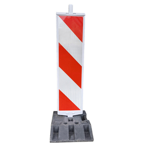 Màu đỏ trắng phản chiếu phim cảnh báo đường cao tốc an toàn đường bộ nhựa hướng dẫn bảng phân chia làn đường giao thông dọc Bảng điều khiển - Product Image 1