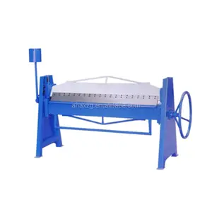 1.5mm iron plate hand operation sheet metal folding machine, metal plate manual bending machine