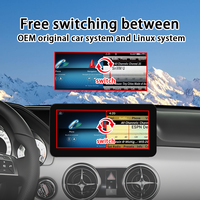 Reproductor Multimedia Estéreo de Radio para Automóvil con Android 14.0 de 12.3 Pulgadas para Mercedes Benz GLK X204 2008-2015 NTG 4.0/4.5 Unidad Principal 2-Din