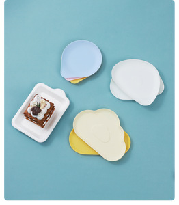 Assiettes <span class=keywords><strong>en</strong></span> papier biodégradables personnalisées et mignonnes pour gâteaux, fêtes, pique-niques et barbecues - Product Image 6