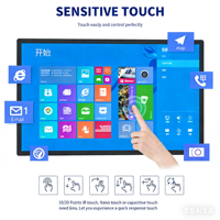 Computadora Todo en Uno con Pantalla Táctil Windows 11 Pro de 21.5 Pulgadas, Pantalla Interactiva Comercial, Carcasa Metálica, Red 4G, para Hoteles y Hospitales