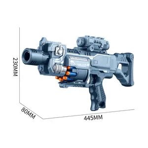 热软子弹玩具枪电动仿真Eva泡沫子弹武器模型枪儿童搞笑户外游戏B/O软子弹枪玩具