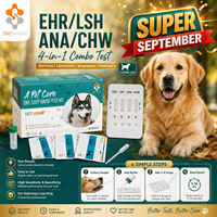 Super Offre Septembre : Test Rapide Vétérinaire 4-en-1 pour Chiens (Dirofilariose, Ehrlichia, Anaplasma, Leishmania)