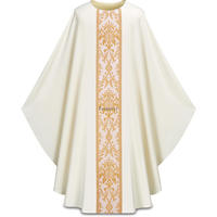 Chasuble de prêtre pour homme, robe de célébrant d'église, robe vintage, cape, soutane, vêtement, blanc, rouge, vert, violet