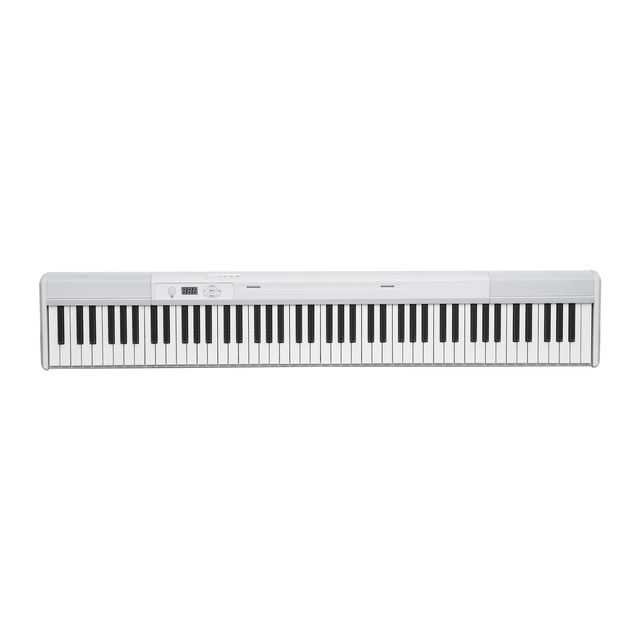 88 Keys Electronic Piano Keyboard MIDI Output Built-in Stereo Speakers Beginner Digital Piano Musical Instrument