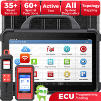 HQFC X431 Pad 7 Pad Vii elite 2 años de actualización de software gratuita 12-24 voltios Tableta herramienta de diagnóstico y programación de ECU