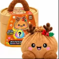 Peluche géante en forme de boulette de ravioli mystère de 15 cm, mignonne et moelleuse, anti-stress à presser pour adultes