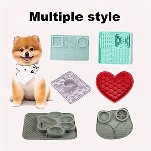 Silikon köpek besleyici kase için 1.5 bardak bulmaca köpek maması kasesi küçük orta cins Puppyl için hızlı yiyen köpek maması kaseleri labirent - Product Image 3