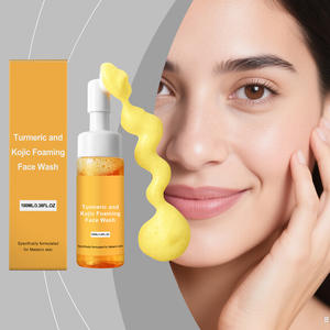 Espuma limpiadora de cúrcuma, espuma densa, hidratante y suave, limpieza diaria cómoda y refrescante, control de grasa. - Product Image 2