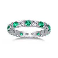Cincin Batu Permata Emerald Ruby Sapphire Moissanite Harga Pabrik Asli, Cincin Perak Sterling 925, Cincin Batu Permata Warna-warni