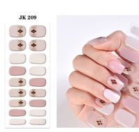 Enveloppements d'ongles en gel semi-durci de haute qualité Lampe UV longue durée nécessaire Bande d'autocollants pour ongles
