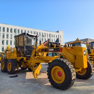 รถเกรดเดอร์ CAT 140H มือสองสภาพดี ระบบไฮดรอลิกเดิม เครื่องยนต์แข็งแกร่ง ใบมีดปรับได้ สำหรับงานก่อสร้าง มีสินค้าในสต็อก - Product Image 1