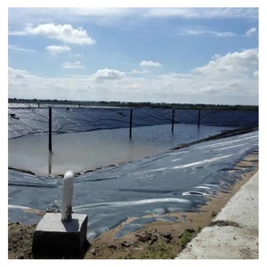 Géomembrane HDPE pour revêtement de bassin d'eaux usées, revêtements de lagunes de boues, épaisseur et prix de la géomembrane HDPE - Product Image 4