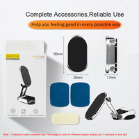 Support de téléphone magnétique puissant pour voiture OEM/ODM personnalisé 360° °   Support de téléphone portable pliable rotatif universel en alliage de zinc