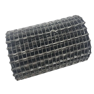 Waben design SS304 Edelstahl-Flachdraht-Förderbänder Langlebiges Metall Produkt Effizientes Waben förderband - Product Image 2