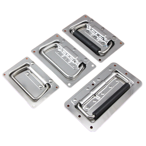 恒盛不锈钢折叠手柄强容量嵌入式手柄飞行箱木箱橱柜手柄 - Product Image 2