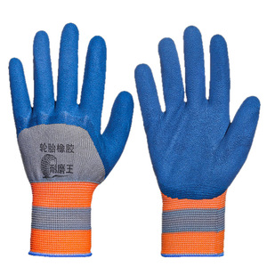 13 Stitch <b>Rubber</b> Work Gloves Tractor Tread Anti Slip Construction Site Automotive Repair Gloves - Product Image 5