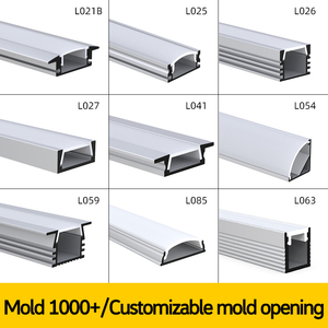 Offre Spéciale personnalisé <span class=keywords><strong>U</strong></span> forme Flexible LED <span class=keywords><strong>Alu</strong></span> boîtier canal extrusion encastré en aluminium pour panneaux muraux LED profil de bande lumineuse - Product Image 6