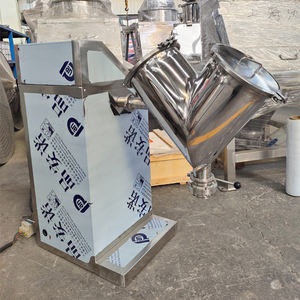 V-shaped Carbon Steel/SUS304/SUS316L Motor Mixer for Food Powder Granules; <b>Small</b> Vertical Multifunctional Mixing Machine - Product Image 2