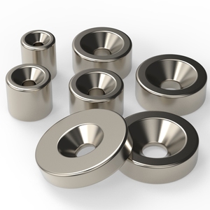 Anillos magnéticos de neodimio N52 para uso industrial con servicio de procesamiento de doblado - Product Image 1